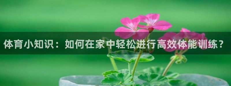尊龙官网下载招商电话是多少啊：体育小知识：如何在家中轻松进行