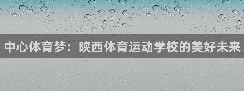 尊龙官方正版app集团：中心体育梦：陕西体育运动学校的美好未