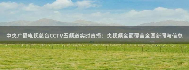 山猫体育赛事：中央广播电视总台CCTV五频道实时直播：央视频全面覆盖全国新闻与信息